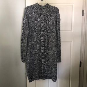 Gray Mock Turtleneck Sweater Dress from Gap